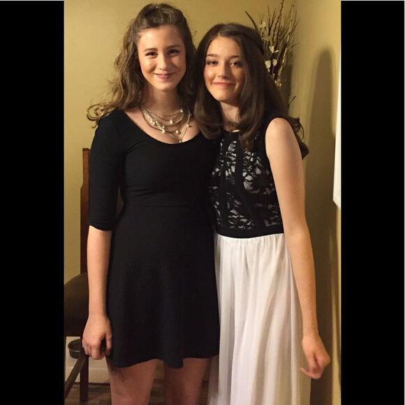 Forever 21 Black Striped Scoop Neck Bodycon Mini Dress Small - Picture 3 of 15